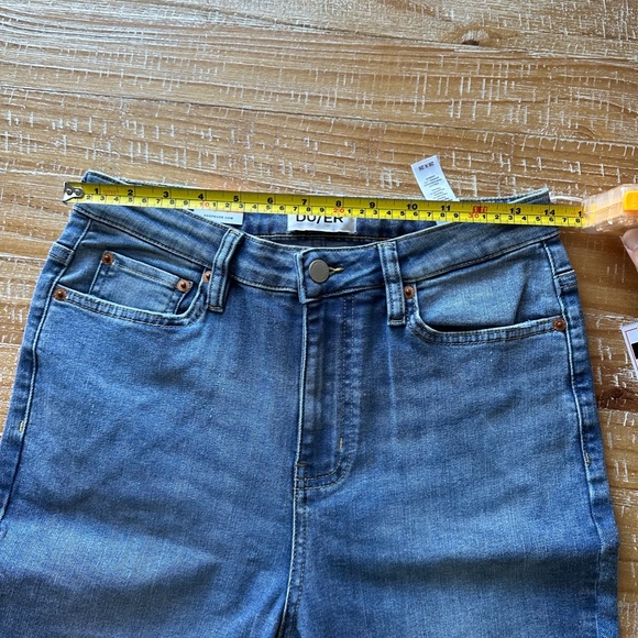 NWT DUER Womens Kick Flare Denim Pant in Beach Blue - Picture 14 of 14